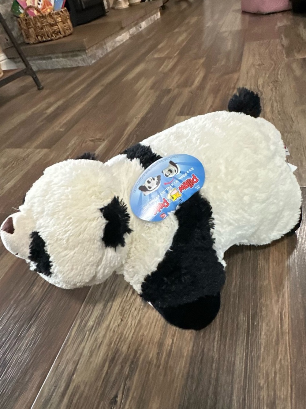 Pillow Pets 2010 Panda Bear folding plush pillow NWT as seen on TV - Picture 2 of 11